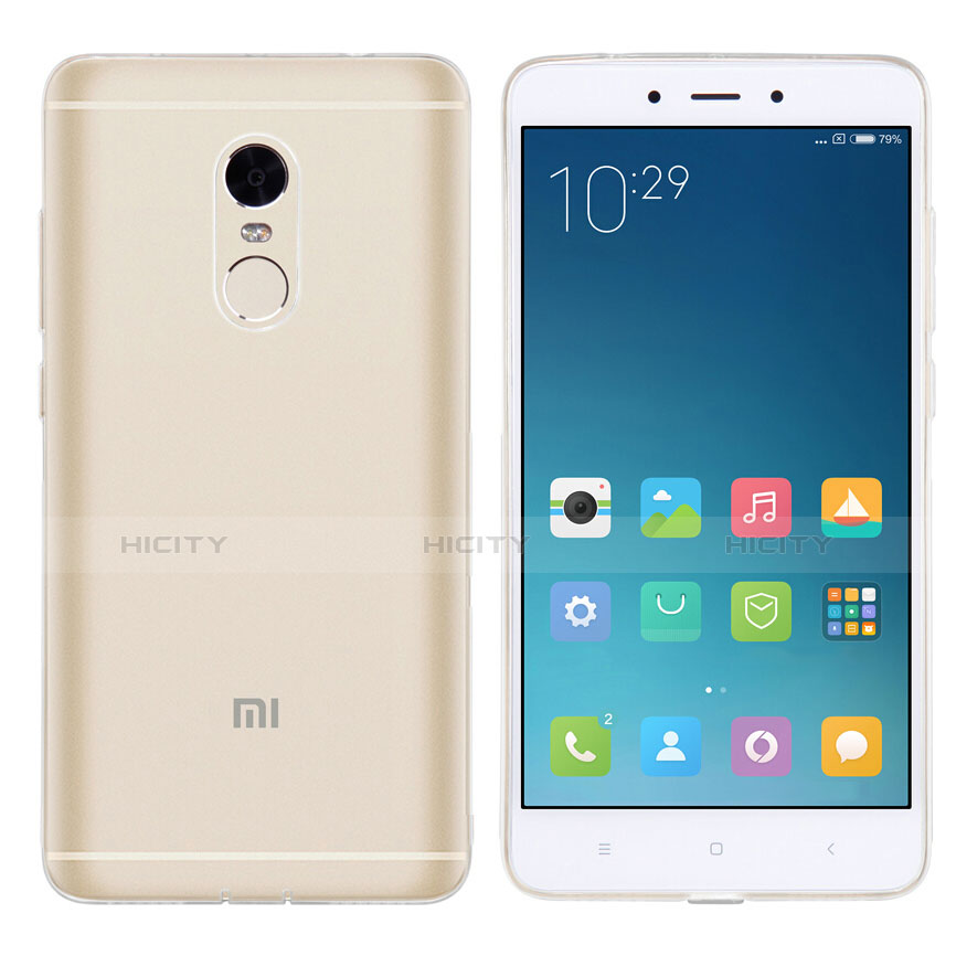 Xiaomi Redmi Note 4用極薄ソフトケース シリコンケース 耐衝撃 全面保護 クリア透明 T06 Xiaomi クリア