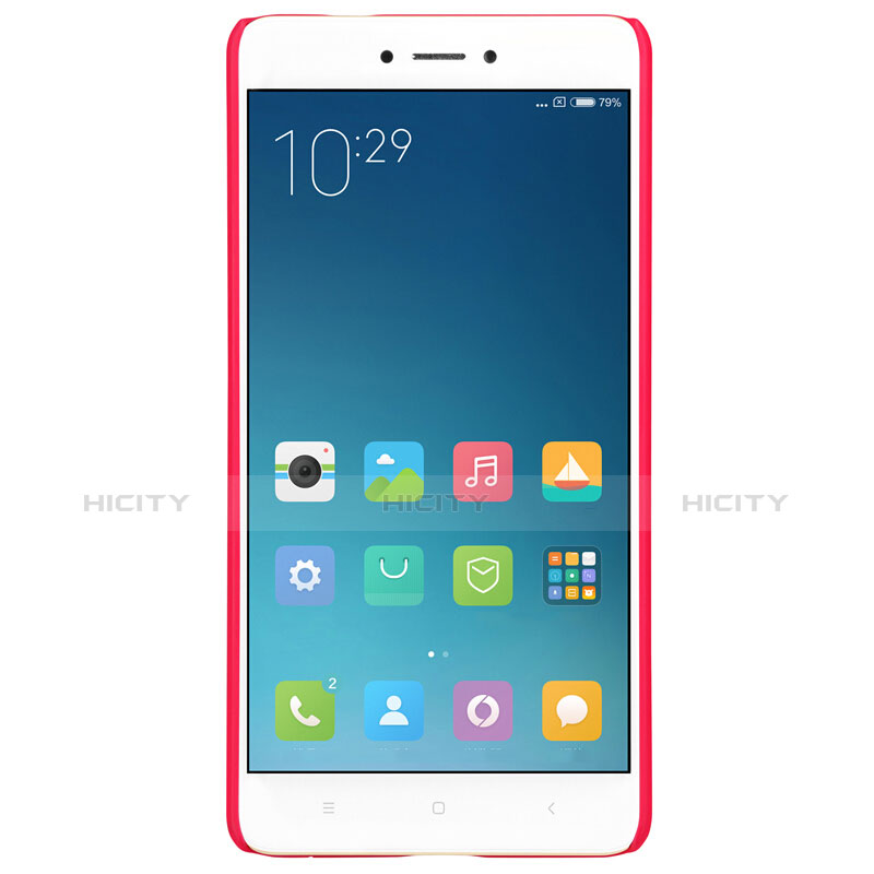 Xiaomi Redmi Note 4X用ハードケース プラスチック メッシュ デザイン Xiaomi レッド