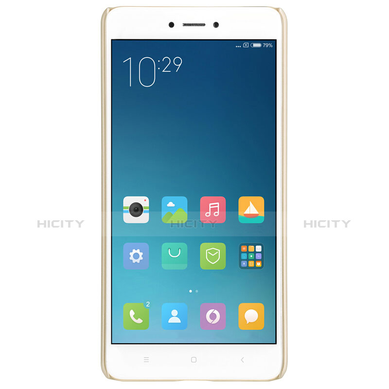 Xiaomi Redmi Note 4X用ハードケース プラスチック メッシュ デザイン Xiaomi ゴールド