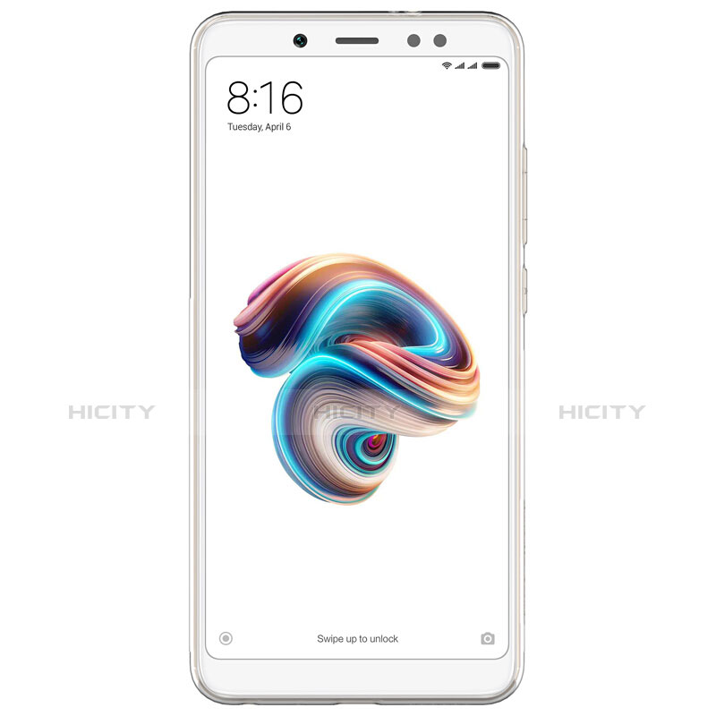 Xiaomi Redmi Note 5 AI Dual Camera用極薄ソフトケース シリコンケース 耐衝撃 全面保護 クリア透明 カバー Xiaomi クリア