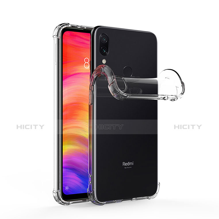 Xiaomi Redmi Note 7用極薄ソフトケース シリコンケース 耐衝撃 全面保護 クリア透明 T07 Xiaomi クリア