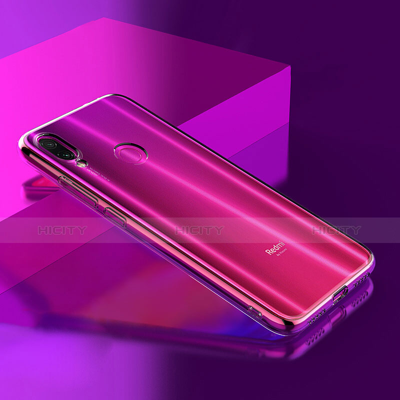 Xiaomi Redmi Note 7用極薄ソフトケース シリコンケース 耐衝撃 全面保護 クリア透明 T08 Xiaomi クリア