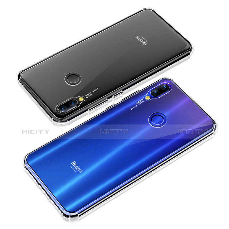 Xiaomi Redmi Note 7用極薄ソフトケース シリコンケース 耐衝撃 全面保護 クリア透明 T09 Xiaomi クリア