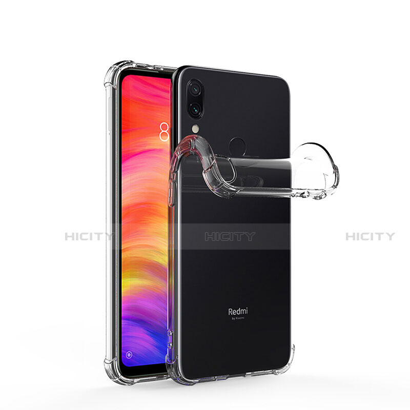 Xiaomi Redmi Note 7用極薄ソフトケース シリコンケース 耐衝撃 全面保護 クリア透明 T10 Xiaomi クリア