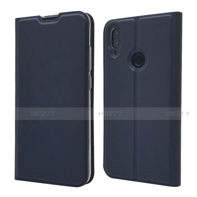 Xiaomi Redmi Note 7用手帳型 レザーケース スタンド カバー L06 Xiaomi ネイビー