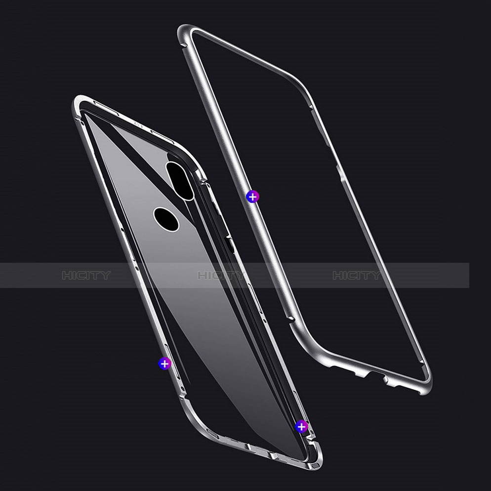 Xiaomi Redmi Note 7 Pro用ケース 高級感 手触り良い アルミメタル 製の金属製 360度 フルカバーバンパー 鏡面 カバー Xiaomi 