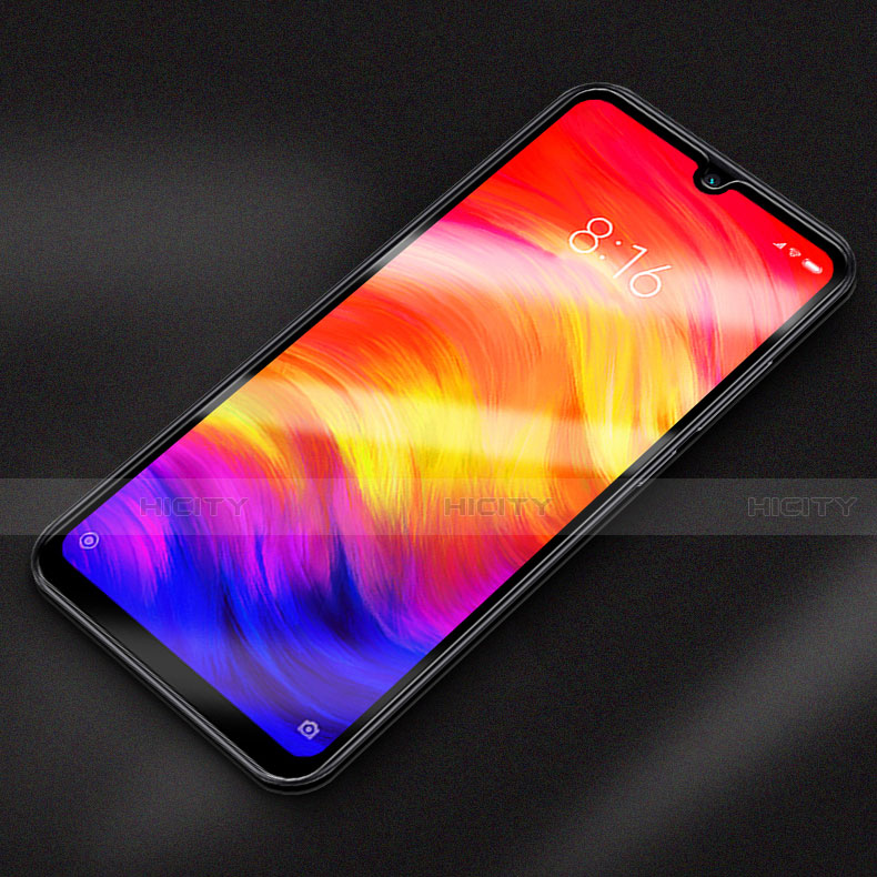 Xiaomi Redmi Note 7 Pro用強化ガラス フル液晶保護フィルム F03 Xiaomi ブラック