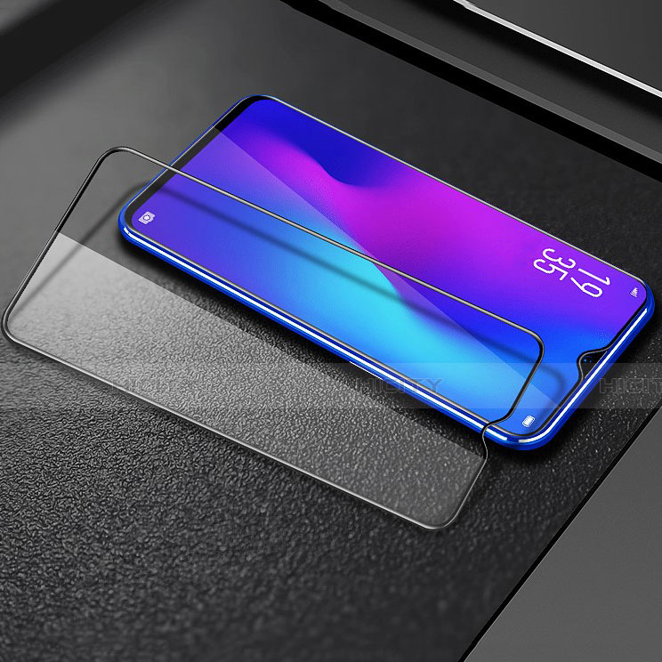 Xiaomi Redmi Note 7 Pro用強化ガラス フル液晶保護フィルム F10 Xiaomi ブラック