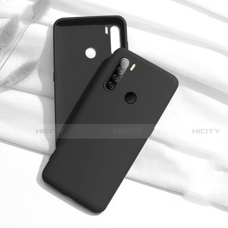 Xiaomi Redmi Note 8 (2021)用360度 フルカバー極薄ソフトケース シリコンケース 耐衝撃 全面保護 バンパー C02 Xiaomi ブラック