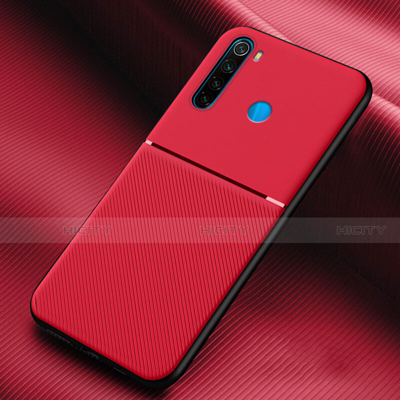 Xiaomi Redmi Note 8 (2021)用360度 フルカバー極薄ソフトケース シリコンケース 耐衝撃 全面保護 バンパー C06 Xiaomi レッド