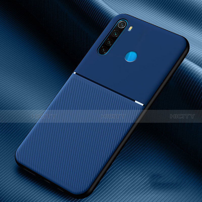 Xiaomi Redmi Note 8 (2021)用360度 フルカバー極薄ソフトケース シリコンケース 耐衝撃 全面保護 バンパー C06 Xiaomi ネイビー