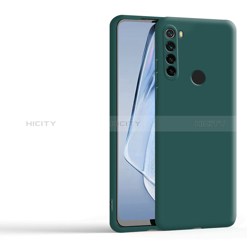 Xiaomi Redmi Note 8 (2021)用360度 フルカバー極薄ソフトケース シリコンケース 耐衝撃 全面保護 バンパー YK4 Xiaomi モスグリー