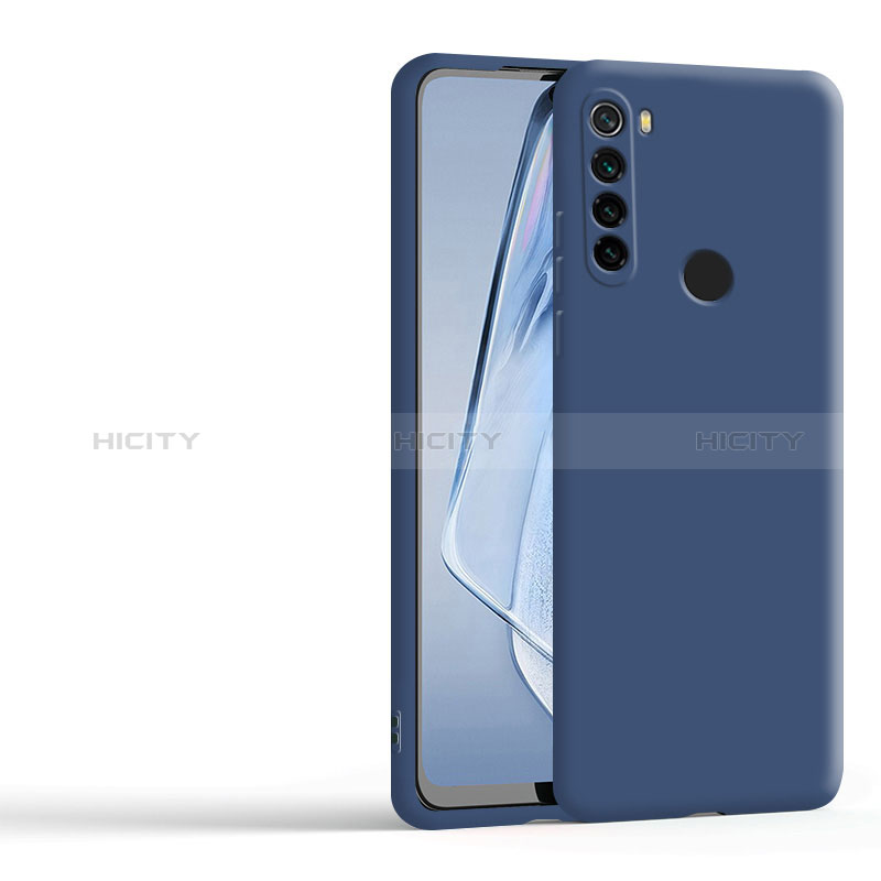 Xiaomi Redmi Note 8 (2021)用360度 フルカバー極薄ソフトケース シリコンケース 耐衝撃 全面保護 バンパー YK4 Xiaomi ネイビー