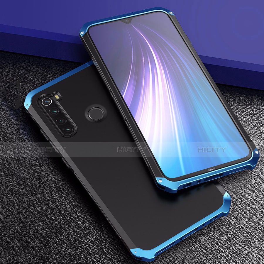 Xiaomi Redmi Note 8 (2021)用ケース 高級感 手触り良い アルミメタル 製の金属製 カバー Xiaomi 