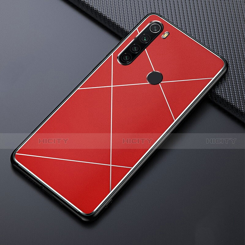 Xiaomi Redmi Note 8用ケース 高級感 手触り良い アルミメタル 製の金属製 カバー T03 Xiaomi レッド