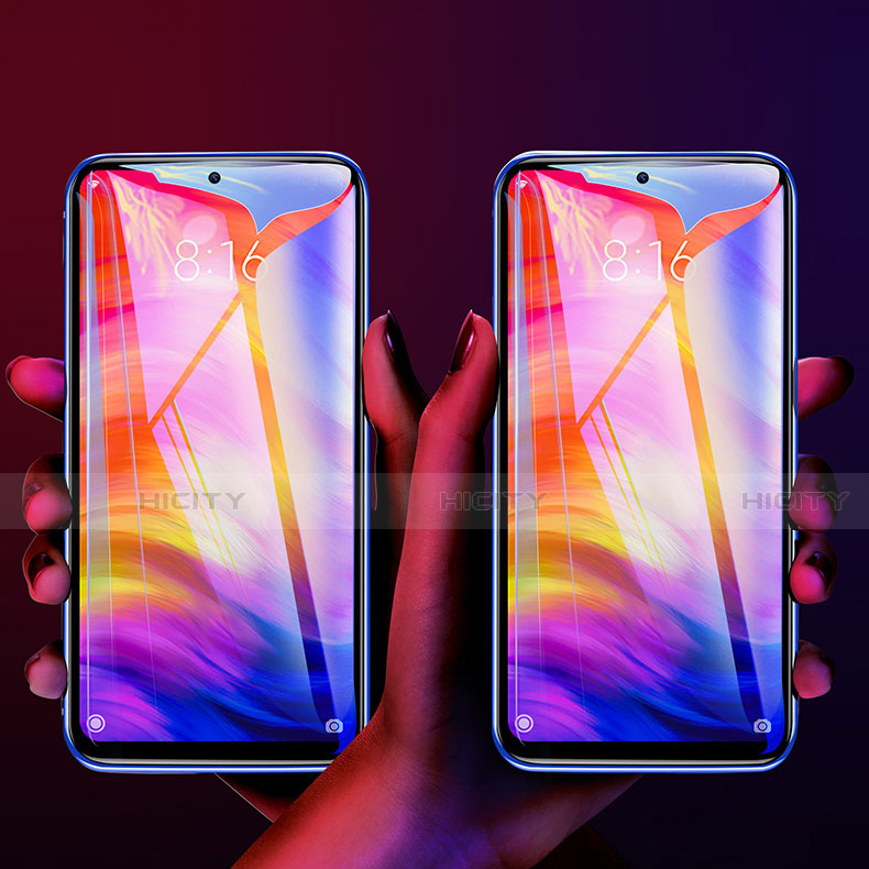 Xiaomi Redmi Note 8用強化ガラス フル液晶保護フィルム Xiaomi ブラック