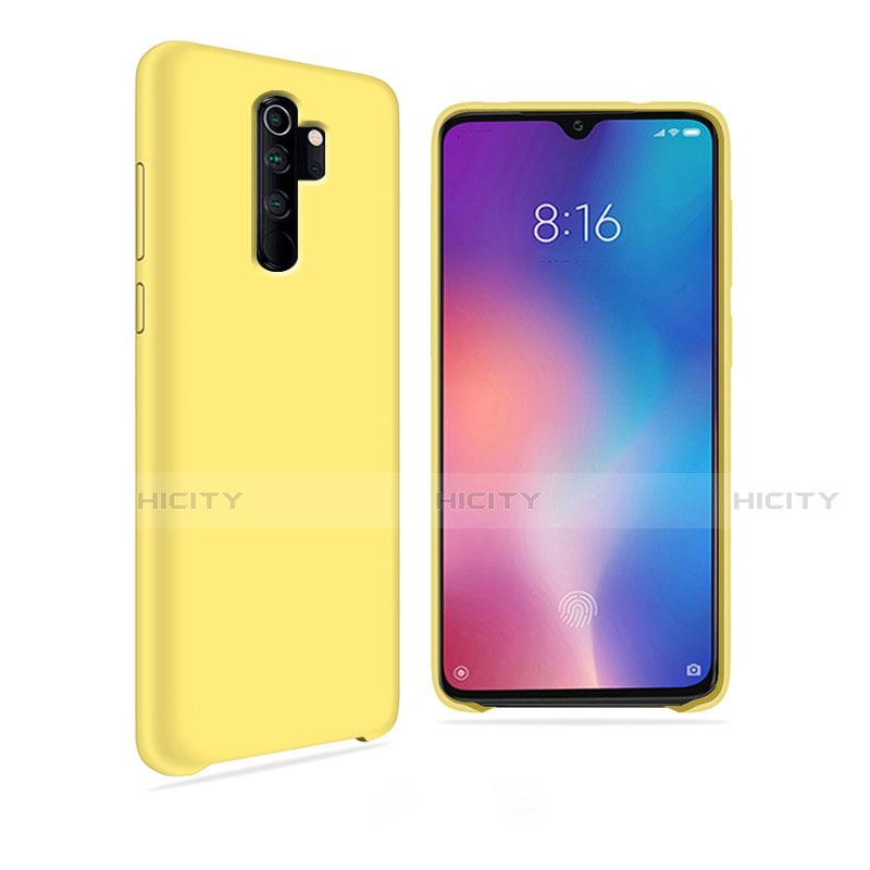 Xiaomi Redmi Note 8 Pro用360度 フルカバー極薄ソフトケース シリコンケース 耐衝撃 全面保護 バンパー C03 Xiaomi イエロー