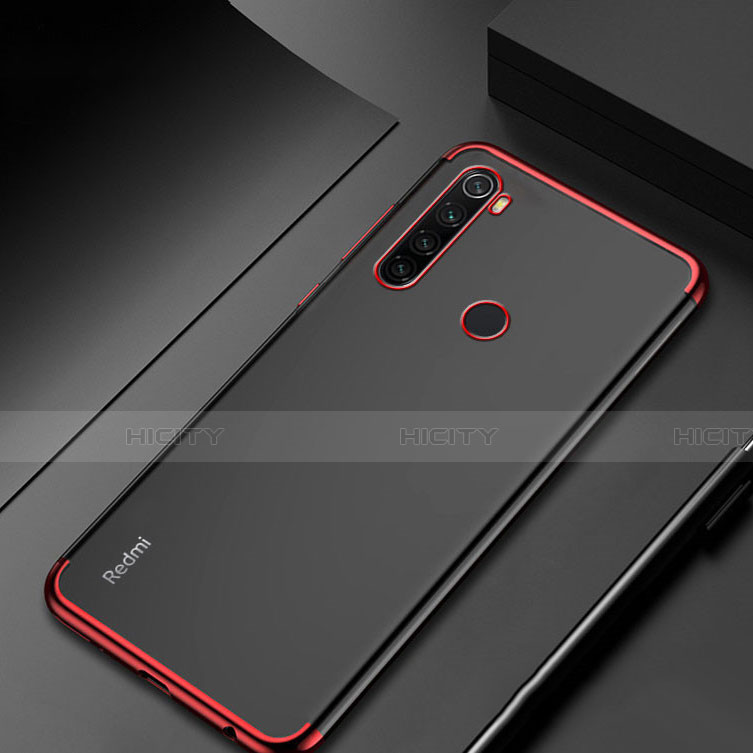 Xiaomi Redmi Note 8T用極薄ソフトケース シリコンケース 耐衝撃 全面保護 クリア透明 H04 Xiaomi レッド