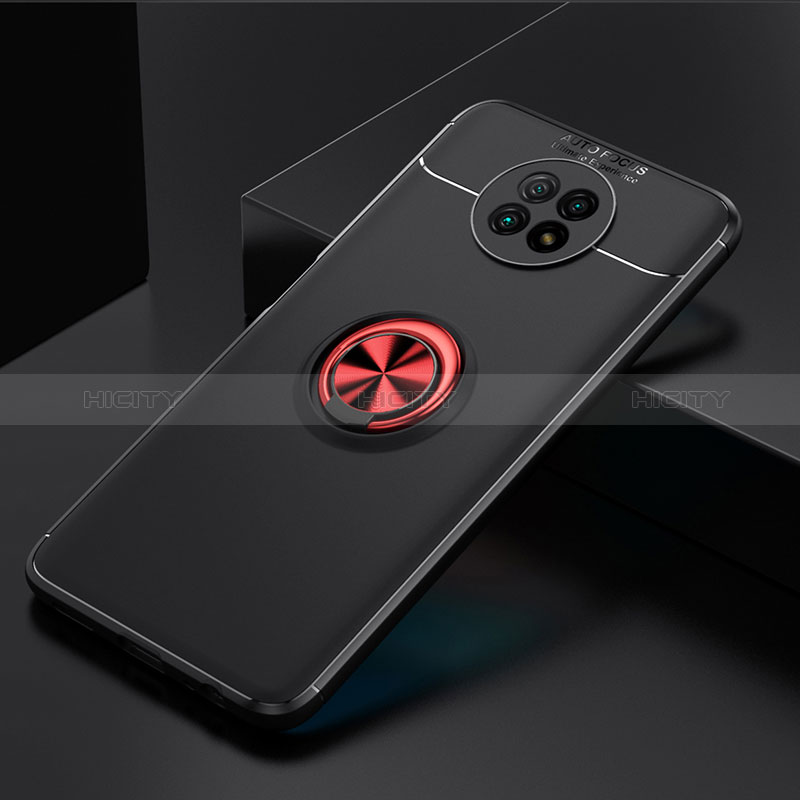 Xiaomi Redmi Note 9 5G用極薄ソフトケース シリコンケース 耐衝撃 全面保護 アンド指輪 マグネット式 バンパー SD2 Xiaomi 