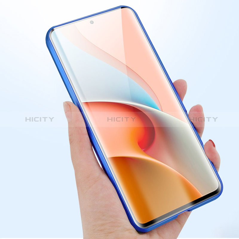 Xiaomi Redmi Note 9 5G用ケース 高級感 手触り良い アルミメタル 製の金属製 360度 フルカバーバンパー 鏡面 カバー P03 Xiaomi 