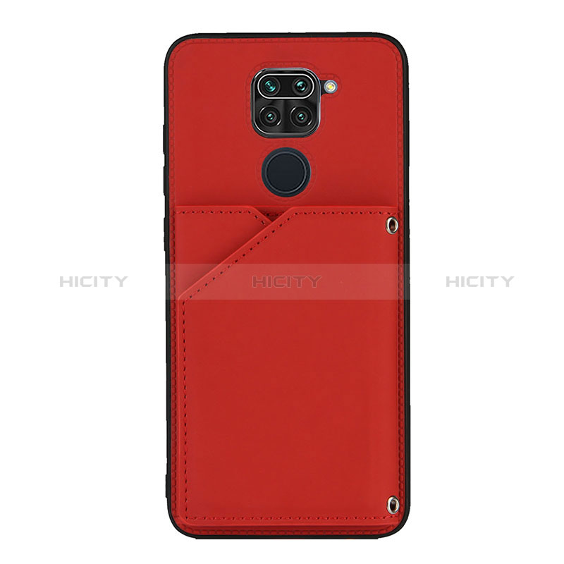 Xiaomi Redmi Note 9用ケース 高級感 手触り良いレザー柄 Y01B Xiaomi レッド