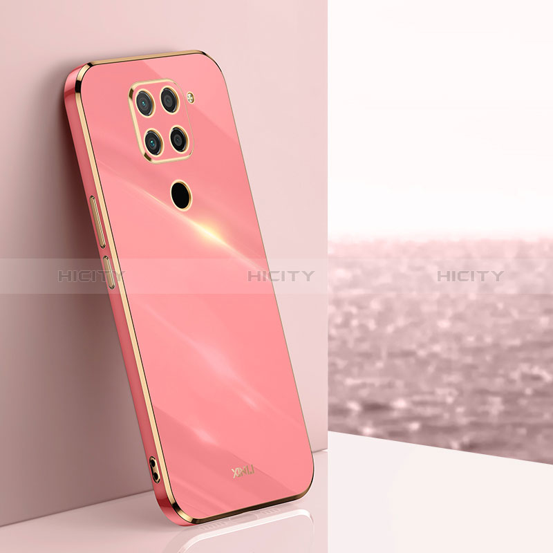 Xiaomi Redmi Note 9用極薄ソフトケース シリコンケース 耐衝撃 全面保護 XL1 Xiaomi ローズレッド