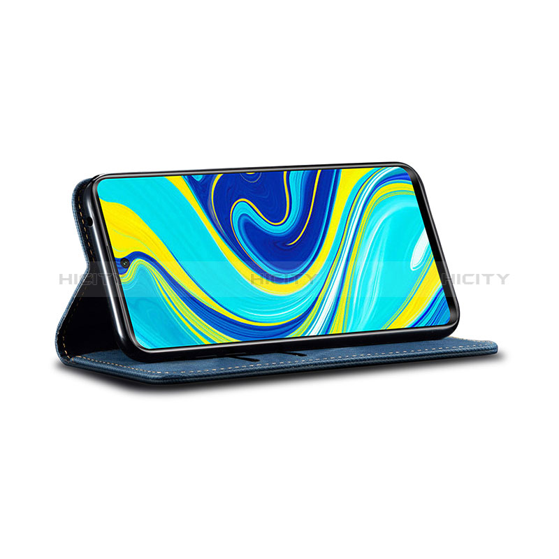 Xiaomi Redmi Note 9用手帳型 布 スタンド B01S Xiaomi 