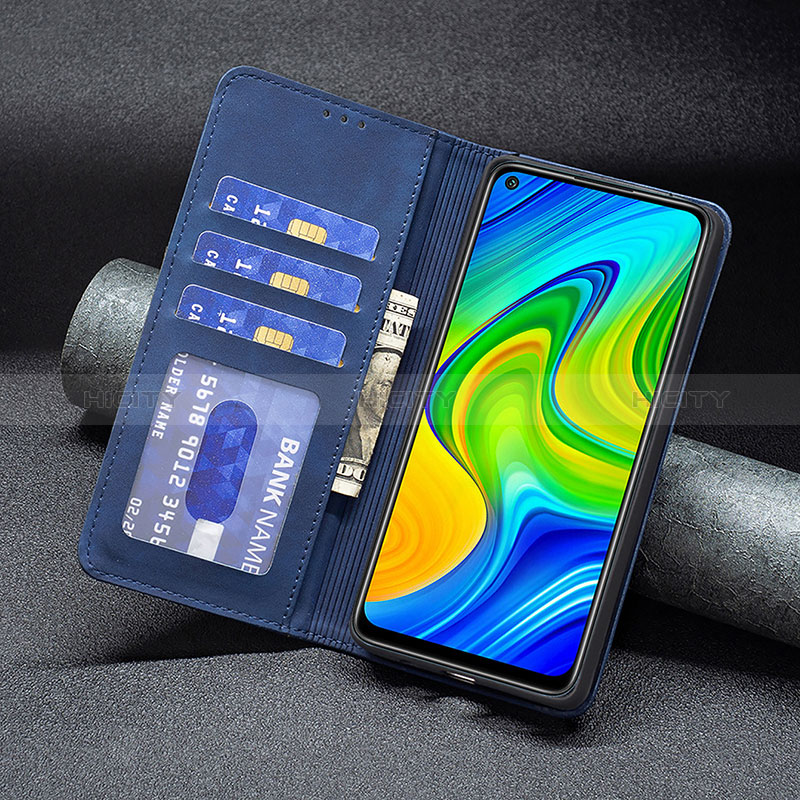 Xiaomi Redmi Note 9用手帳型 レザーケース スタンド カバー B02F Xiaomi 