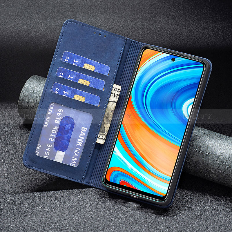 Xiaomi Redmi Note 9 Pro Max用手帳型 レザーケース スタンド カバー B02F Xiaomi 