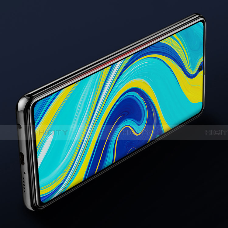 Xiaomi Redmi Note 9 Pro Max用強化ガラス フル液晶保護フィルム F02 Xiaomi ブラック