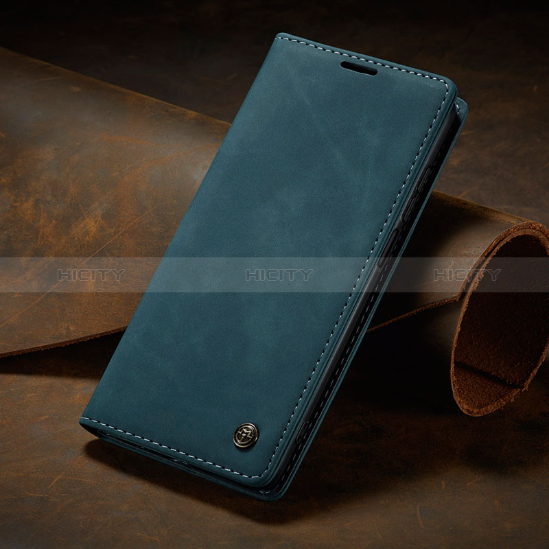 Xiaomi Redmi Note 9S用手帳型 レザーケース スタンド カバー C02S Xiaomi ネイビー